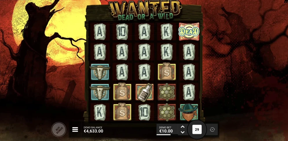 Wanted Dead Or A Wild Slot